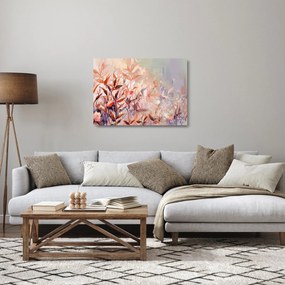 Sklenený obraz - Maľba pastelová jeseň (70x50 cm)
