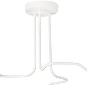 Prisadený luster MATYLDA 3xE27/60W/230V biela