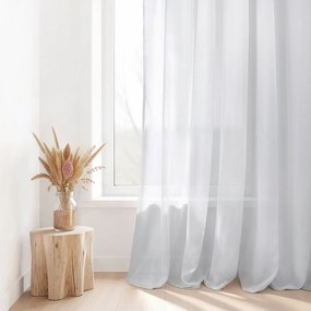Goldea záclona – svetlo sivá jemná sieť 300 cm