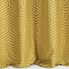 ZÁVES NA KRÚŽKOCH PIERRE CARDIN INGA 140X250 CM ZLATÁ