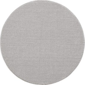 Kusový koberec Loom 4300 Silver kruh, 200x200 (priemer) kruh, šedá, obývacia izba, Ayyildiz