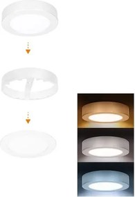 LED svetelný panel Solight biela WD240-W