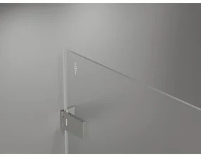 Mexen Lunar-F L, sprchový kút pravý 80 x 80 cm, 8mm číre sklo, oceľový profil, 836L-080-080-97-00-P