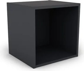 Nástenný regál s 1 priehradkou Jerry, grafit%