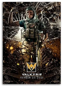 Gario Obraz na plátne Oranžová postava hrá Rainbow Six Siege - SyanArt Rozmery: 70 x 100 cm