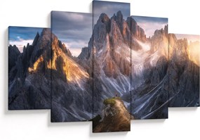 Obraz - Horská panoráma (150x105 cm)