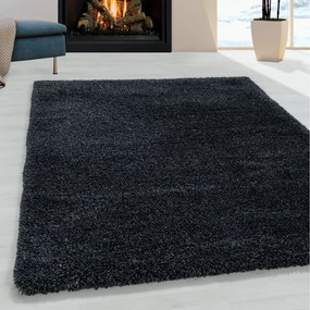 Ayyildiz koberce Kusový koberec Fluffy Shaggy 3500 antracit - 200x290 cm