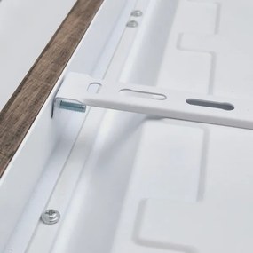 Brilagi-LED Kúpeľňové svietidlo WOODY FRAME LED/40W/230V 60x60 cm IP44 dub/orech