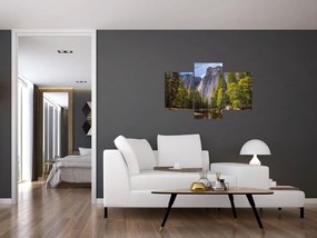 Obraz - Pod Yosemite skalou (90x60 cm)