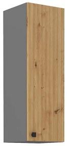 Kuchynská skrinka AVA dub artisan/antracitová 30g-90 1f