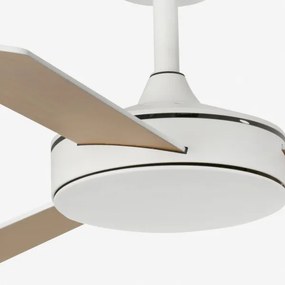 FARO 33603DC - Stropný ventilátor MINI MALLORCA S hnedá/biela pr. 106 cm + DO