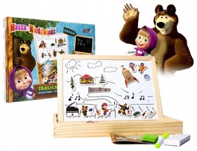 Vulpi Edukačná tabuľka - magnetická Máša a Medveď