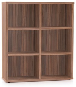 Stredný regál Visio 100 x 34 x 113,7 cm, orech