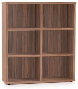 Stredný regál Visio 100 x 34 x 113,7 cm, orech