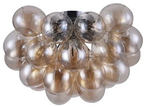 Maytoni MOD112CL-08G - Stropné svietidlo BALBO 8xG9/28W/230V zlatá/chróm