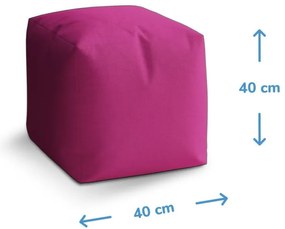 Taburet Cube žltá 2, žltá