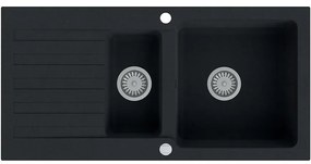 Granitový drez 1,5K 960x480 čierna