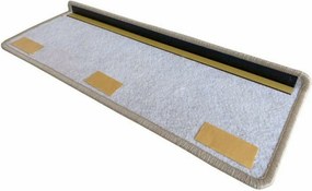 Vopi Nášľapy na schody Alassio šedobéžové obdĺžnik, samolepiaci - 24x65 obdĺžnik (rozmer vrátane ohybu)
