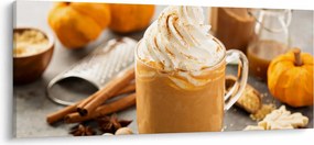 Obraz - Tekvicové latte (120x50 cm)