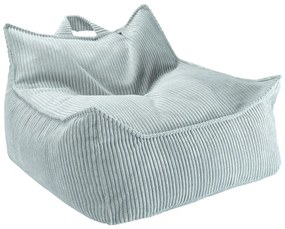 Menčestrový detský sedací vak v mentolovej farbe Chair – Wigiwama