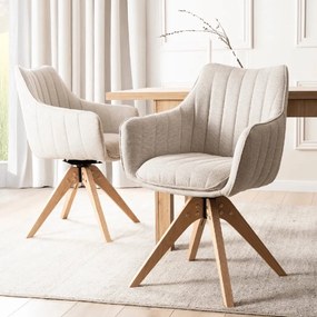 PROXIMA.store - Otočná jedálenská stolička LEMON FARBA: béžová