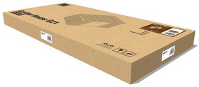 Záhradný domček G21 GRAH 483 - 340 x 142 cm, hnedý 6390092