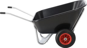 GARDEN LINE Záhradný fúrik – objem 280 l, čierny