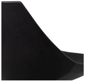 Čierne barové stoličky s nastaviteľnou výškou z imitácie kože v súprave 2 ks (výška sedadla 56,5 cm) – Casa Selección