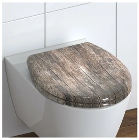 Schütte WC sedadlo z duroplastu (vzhľad dreva)  (100335933)