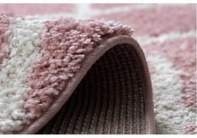 Kusový koberec Shaggy Beni ružový 160x220cm