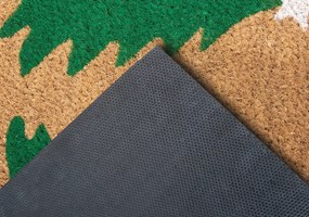 Hanse Home, Rohožka 3 stromy vianočné 105671 – na von aj na doma, 45x75, zelená, chodba / predsieň