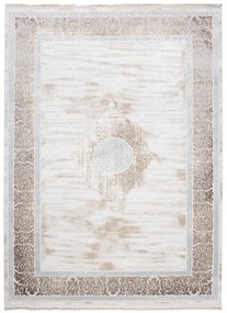Jemný krémový koberec s ornamentmi Šírka: 80 cm | Dĺžka: 150 cm