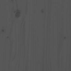 Lehátko na opaľovanie sivé 199,5x60x74 cm masívna borovica