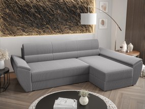 Rohová sedacia súprava Radiant L3 (sivá) (P). Akcia -19%. Vlastná spoľahlivá doprava až k Vám domov. 1057476