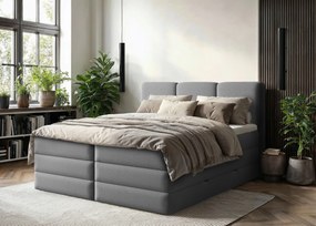 XXXLutz BOXSPRINGOVÁ POSTEĽ, 180/200 cm, antracitová MID.YOU - Online Only spálne - 000298015406