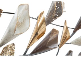 Bielo-hnedá nástenná dekorácia Mauro Ferretti Ramo, šírka 115,5 cm