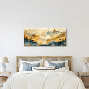 Obraz - Pohorie, akvarel (120x50 cm)
