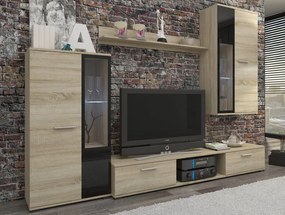 Obývacia stena Samsa, dub sonoma