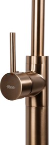 Rea Lungo, voľne stojaca umývadlová batéria, medená matná, REA-B4303
