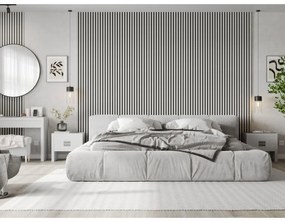 Mexen Lam-F, akustické stenové lamely 275 × 31,5 cm, filc 6 mm, biela matná, S105-275317-2812-051