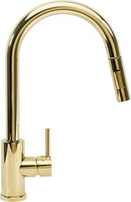 Rea Fresh, stojanková drezová batéria h-395, zlatá lesklá, REA-B0669