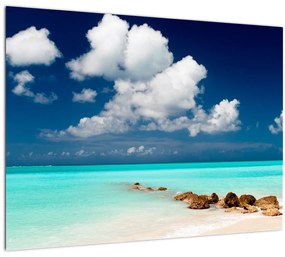 Obraz - Tropická pláž (70x50 cm)