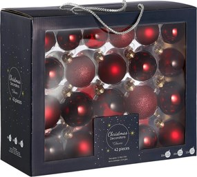 XXXLutz SADA VIANOČNÝCH GULÍ 42-dielne - Vianočné dekorácie - 003754190206