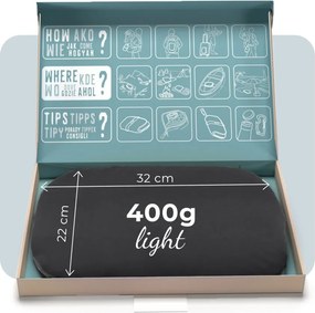 Cestovný podsedák MOSH Kamper light čierna