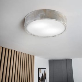 Brilagi - Stropné svietidlo PINO 2xE27/15W/230V borovicové/strieborné priemer 37,5 cm