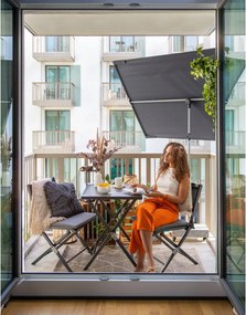 Doppler ACTIVE Balkónová clona 180 x 130 cm - naklápací slnečník - 2. akosť (S254)