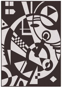 GDmats koberce Dizajnový kusový koberec Geometry od Jindřicha Lípy - 120x170 cm