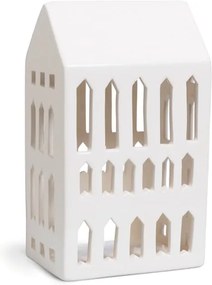 Biely keramický svietnik Kähler Design Urbania Lighthouse Church