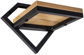 Nástenný stojan na kvety DORON čierny