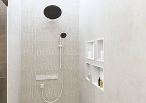 Hansgrohe Rainfinity, hlavová sprcha 360 1jet s pripojením na stenu, matná biela, HAN-26230700